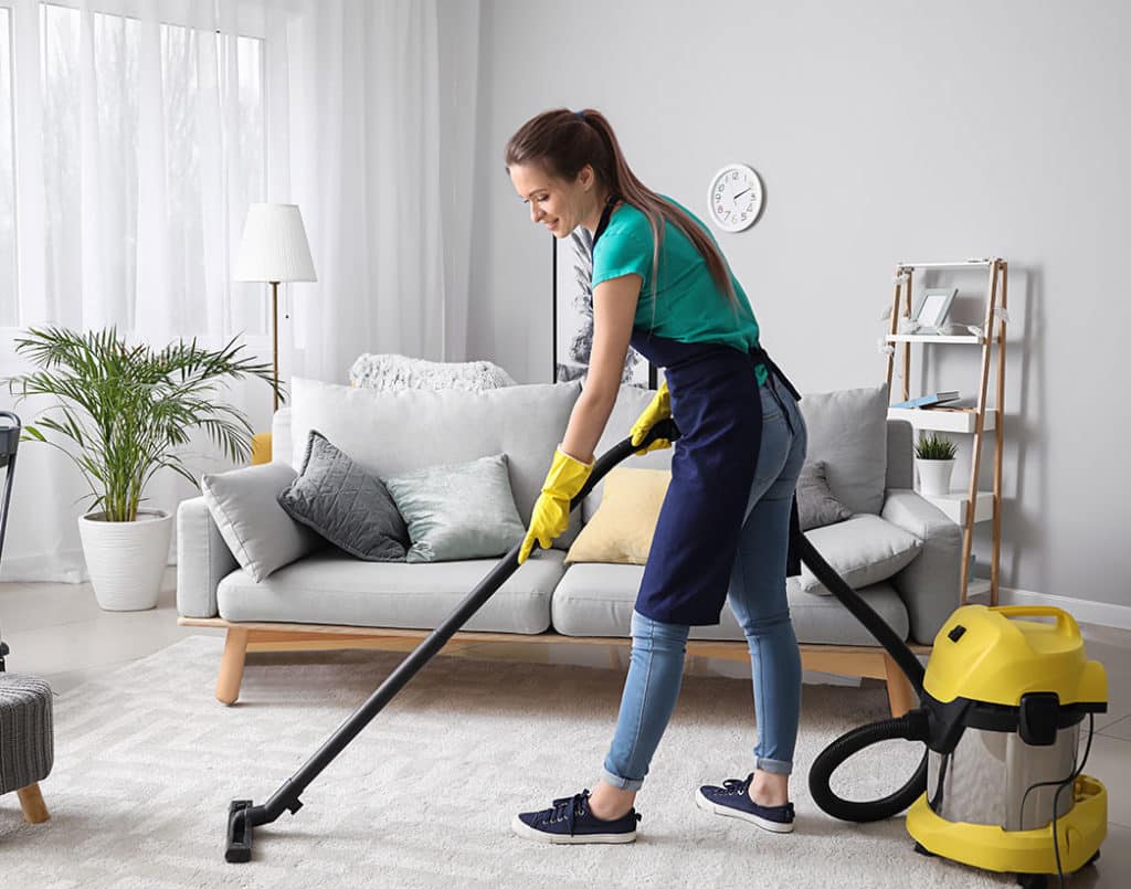 نظافت اصولی منزل، جاروبرقی,استخدام نظافتچی
